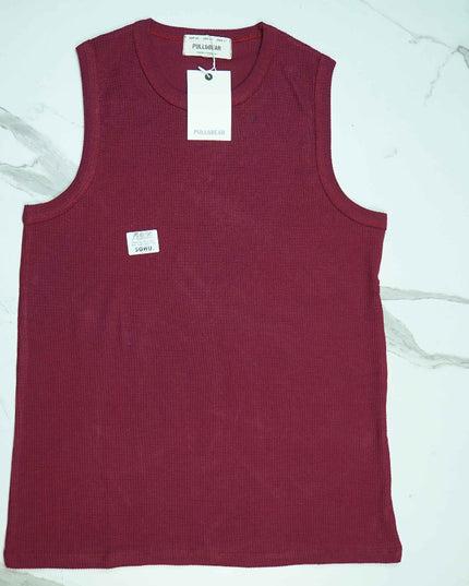 Tank Top (Maroon) - Sohu Lifestyle