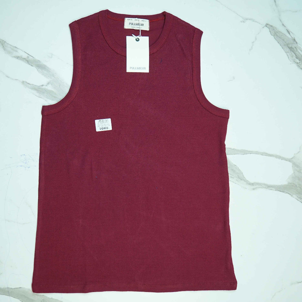 Tank Top (Maroon) - Sohu Lifestyle