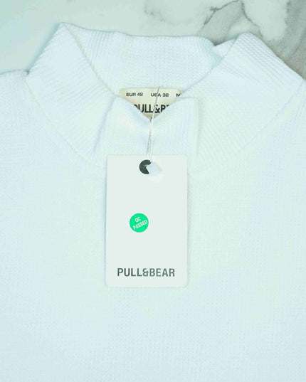 Full Sleeve Rib Shirt (White) - Sohu Lifestyle