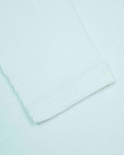 Full Sleeve Rib Shirt (White) - Sohu Lifestyle