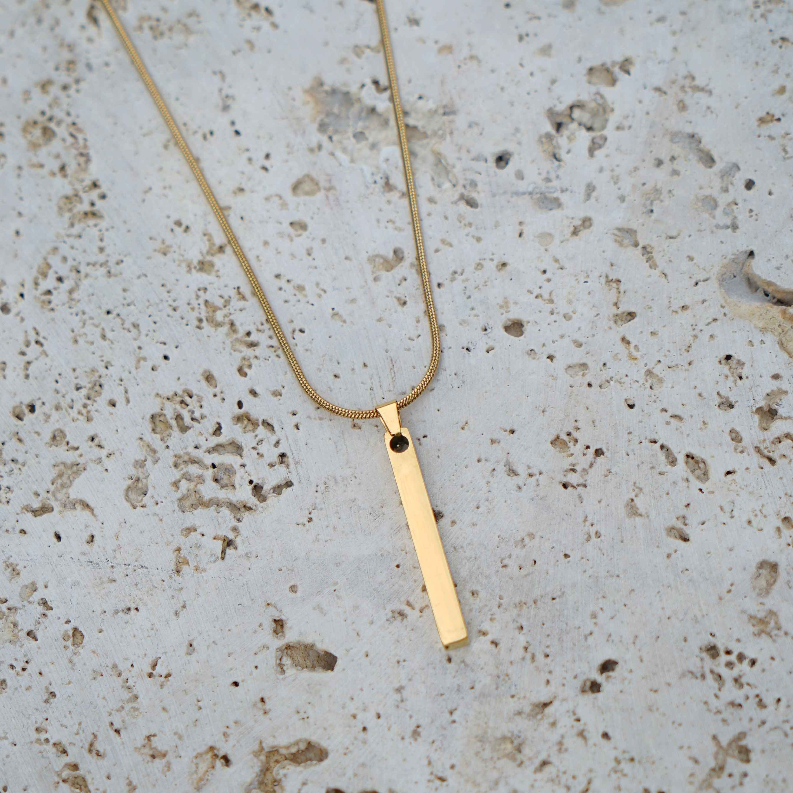 Gold Bar Pendent - Sohu Lifestyle