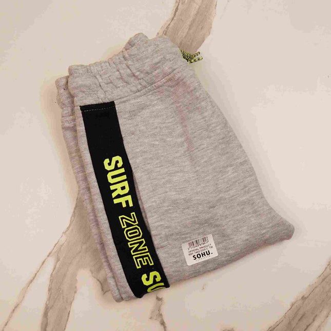 Kids Surf Zone Joggers (Light Grey) - Sohu Lifestyle