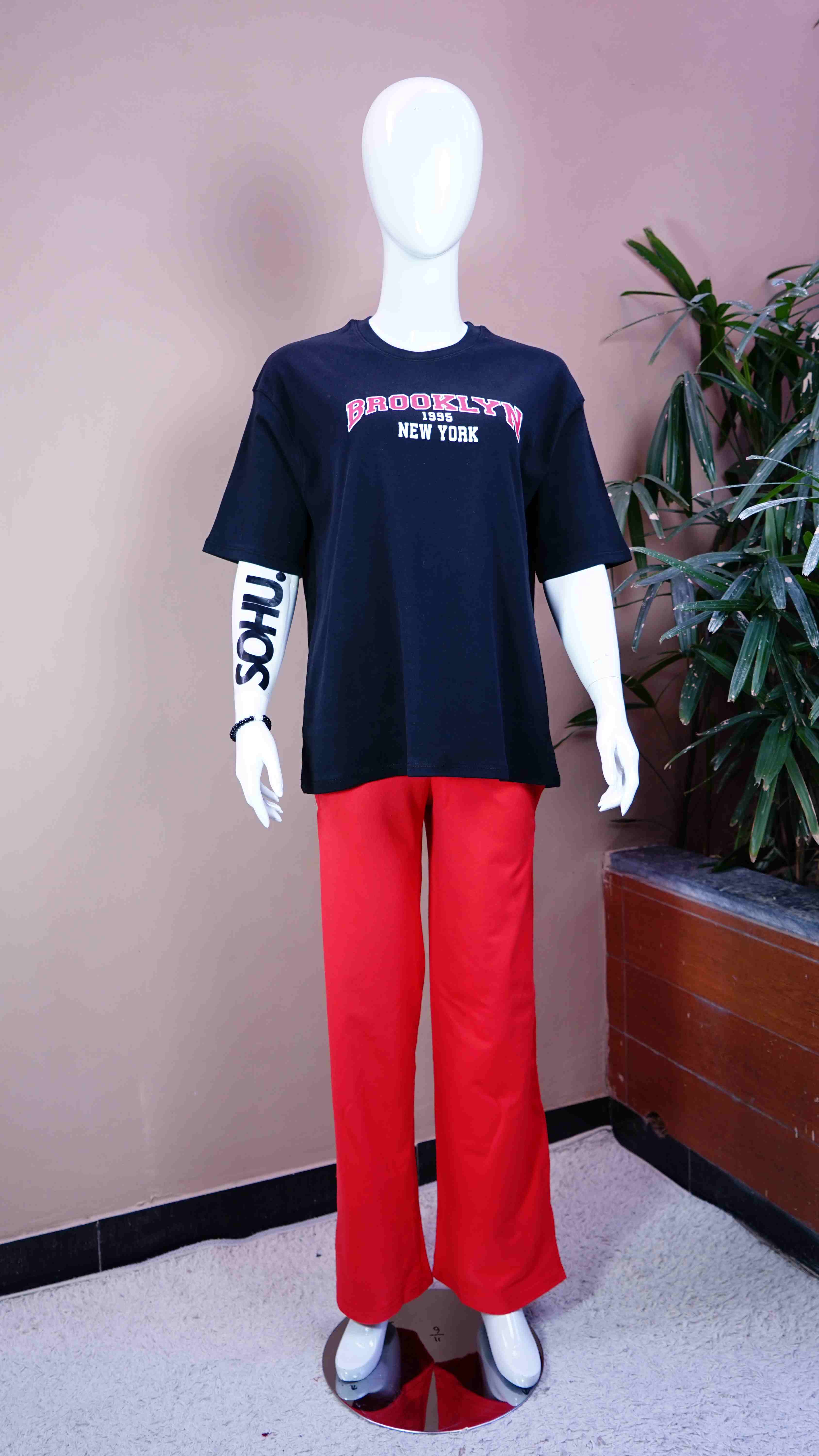 P&B Gossip Pant & Brooklyn Oversized T-Shirt Set - Sohu Lifestyle