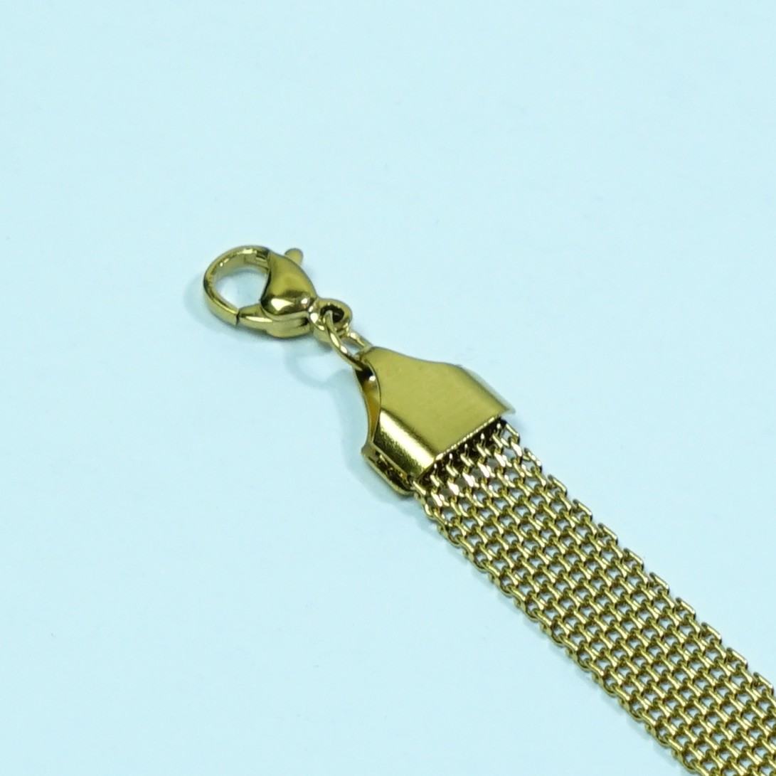 The Gilded Mesh Ribbon Bracelet - Sohu Lifestyle