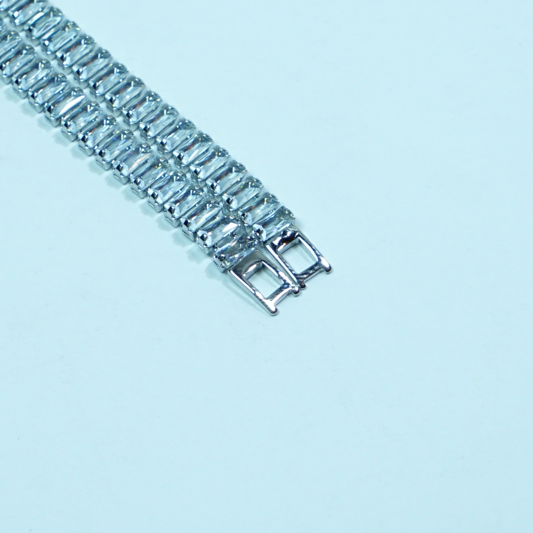 The Double Row Baguette Eternity Bracelet - Sohu Lifestyle