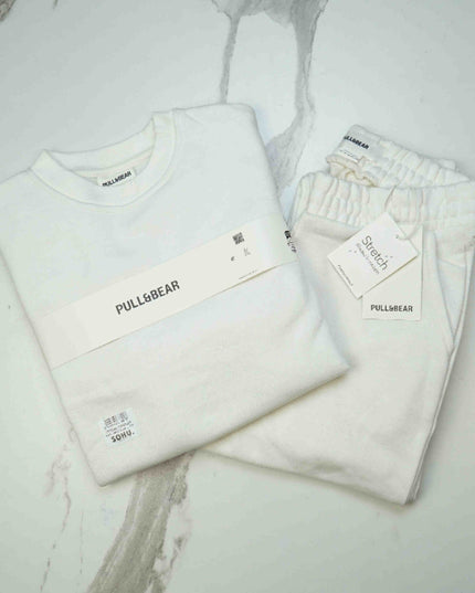 P&B Girls Tracksuit (White) - Sohu Lifestyle