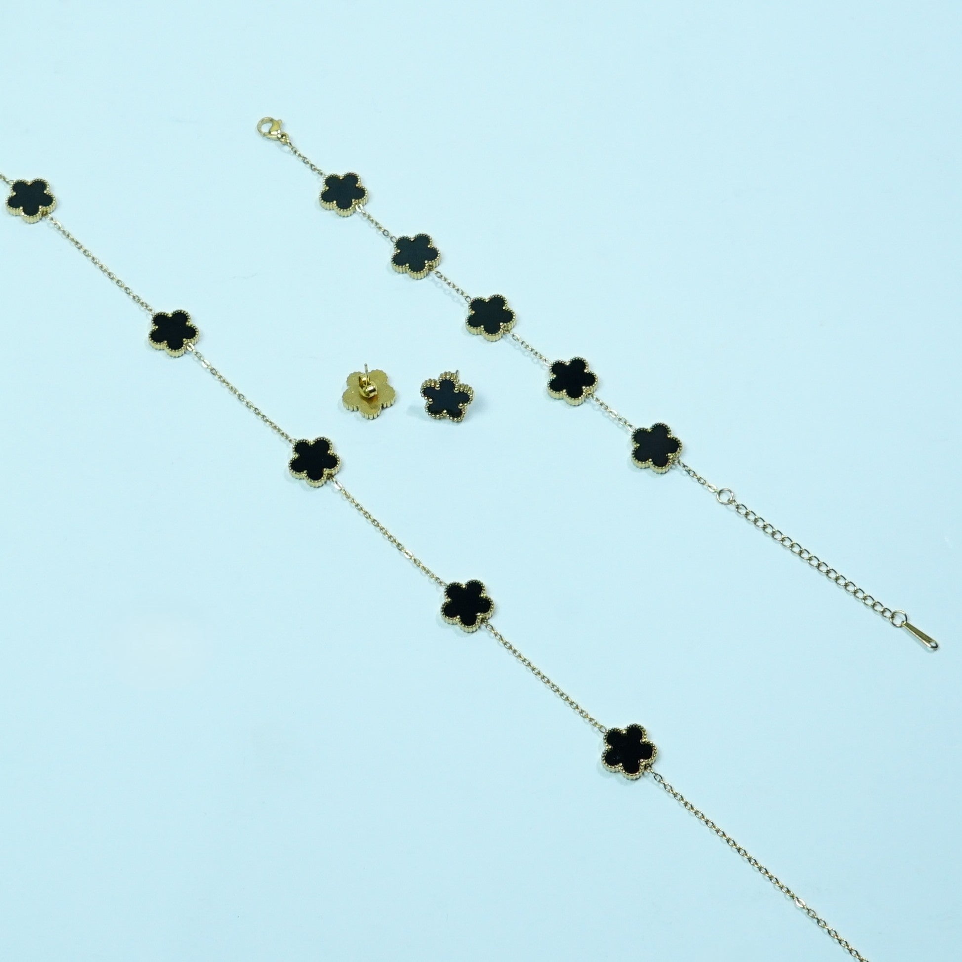 The Black Onyx Clover Set - Sohu Lifestyle