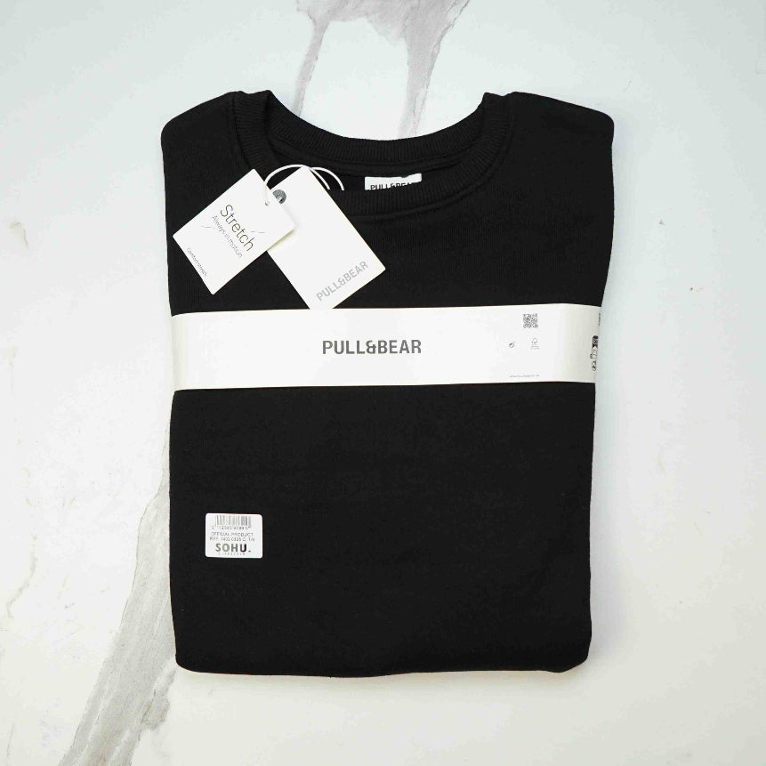 P&B Girls Plain Sweatshirt (Black) - Sohu Lifestyle