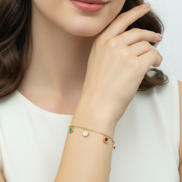 The Mosaic Harmony Charm Bracelet - Sohu Lifestyle
