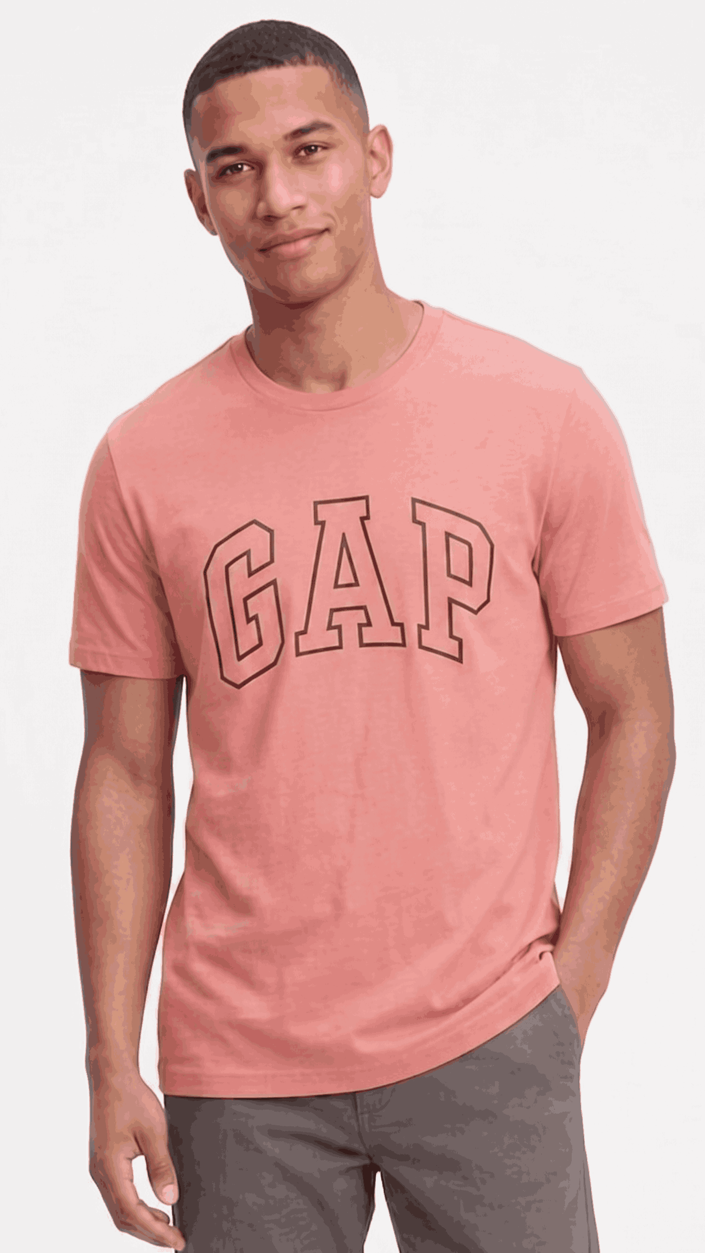 Gap Basic T-Shirt For Men (Tee-Pink) - Sohu Lifestyle