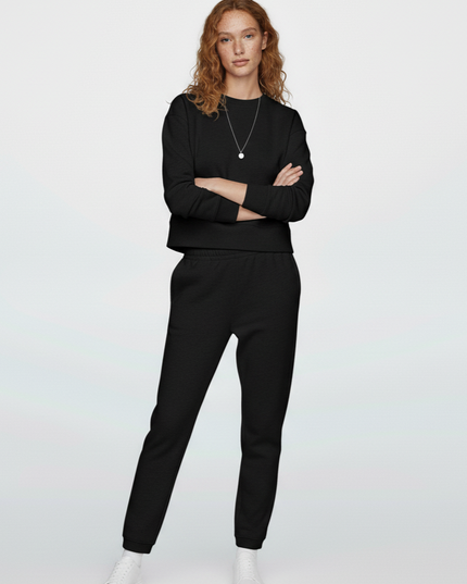 Black P&B Fleece Tracksuit - Sohu Lifestyle