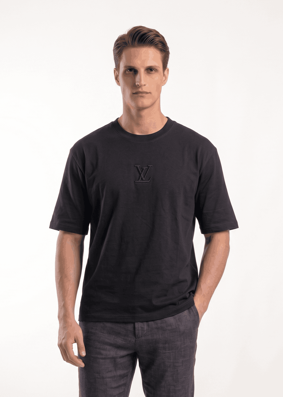 LV Embroidered T-shirts for Men - Sohu Lifestyle