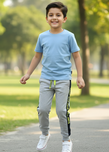 Kids Surf Zone Joggers (Light Grey) - Sohu Lifestyle