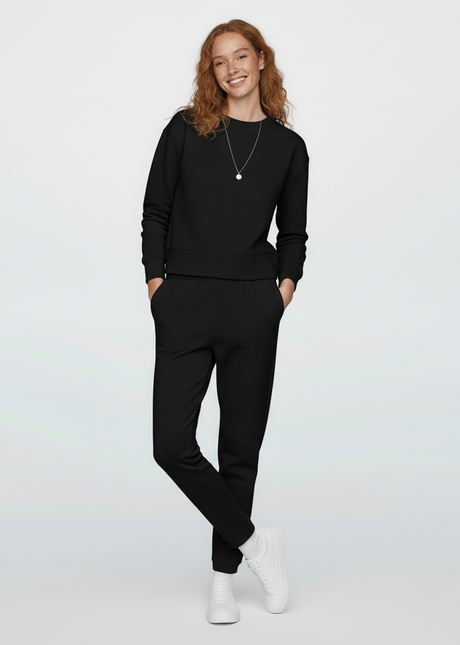 Black P&B Fleece Tracksuit - Sohu Lifestyle