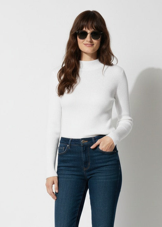 Full Sleeve Rib Shirt (White) - Sohu Lifestyle