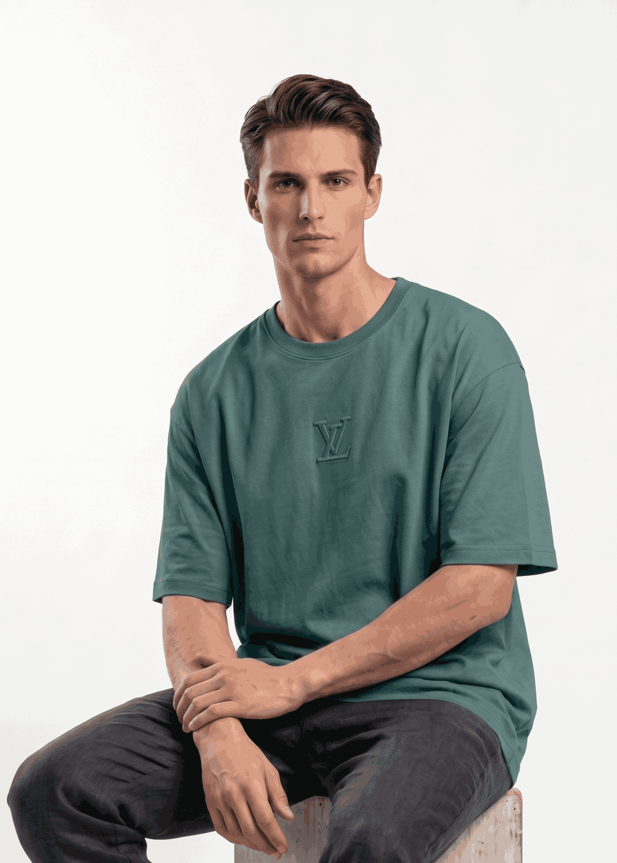 LV Embroidered T-shirts for Men - Sohu Lifestyle