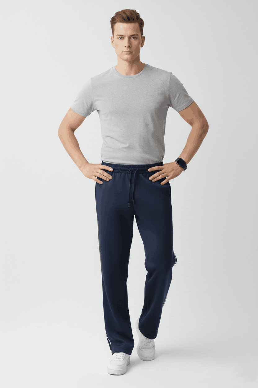 P&B Mono-Stripe Trouser For Men - Sohu Lifestyle