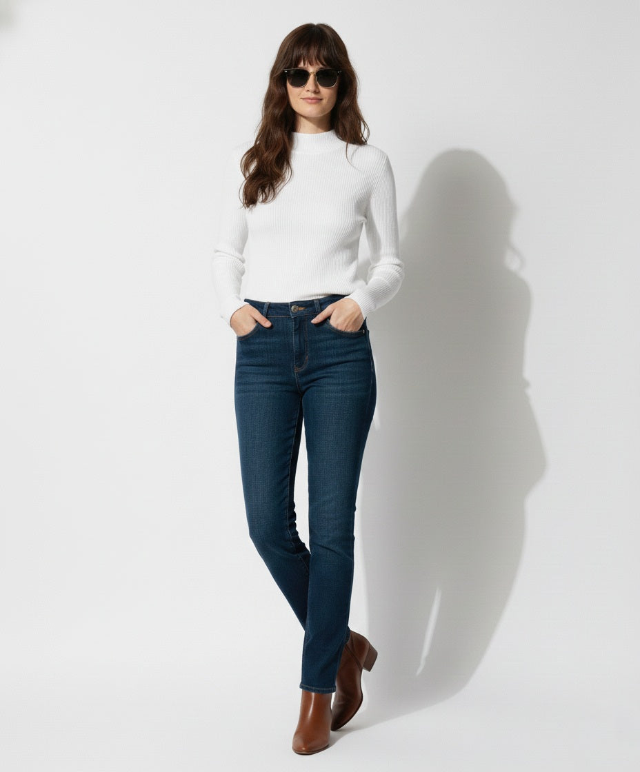 Full Sleeve Rib Shirt (White) - Sohu Lifestyle