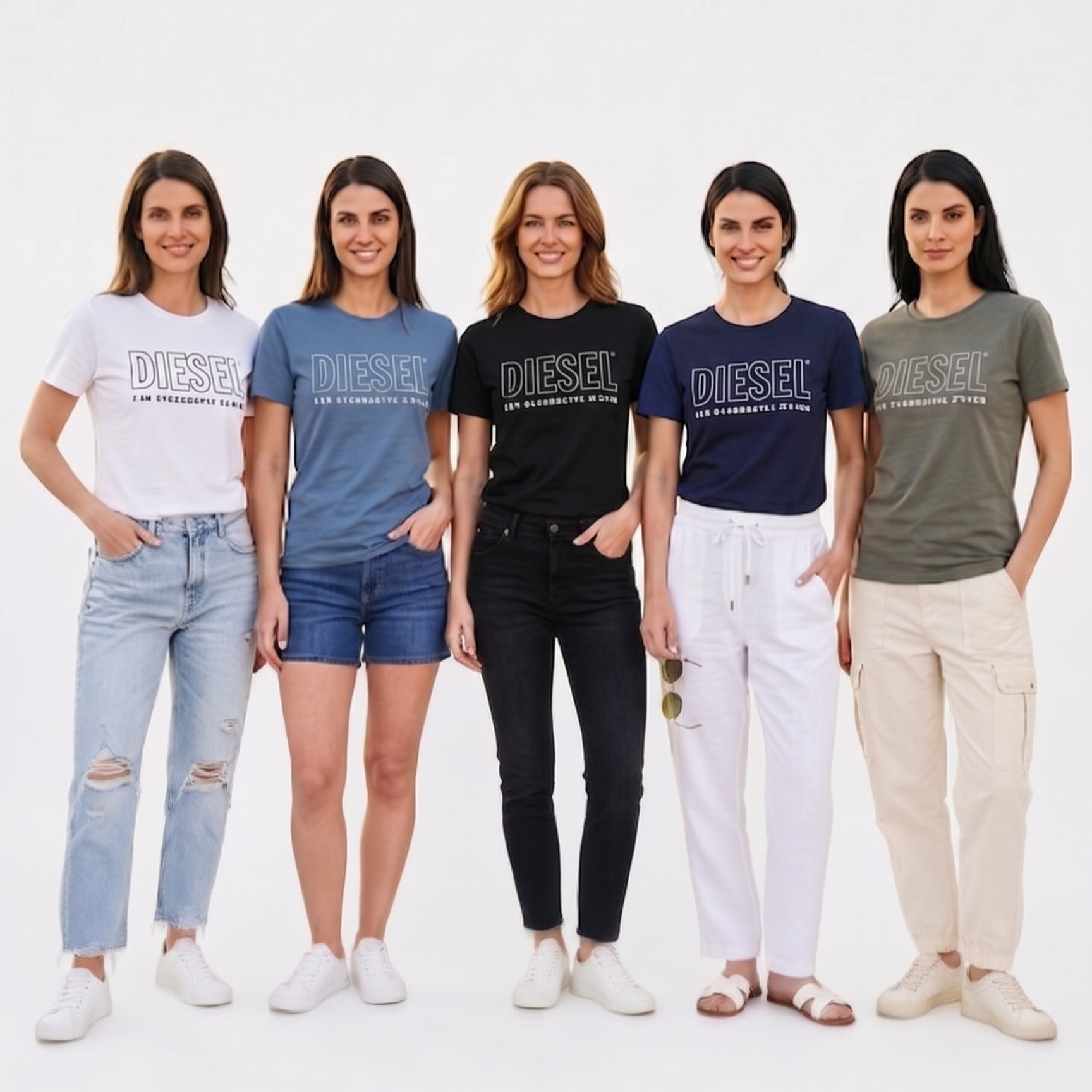 Diesel Standard Fit T-Shirt For Women - Sohu Lifestyle