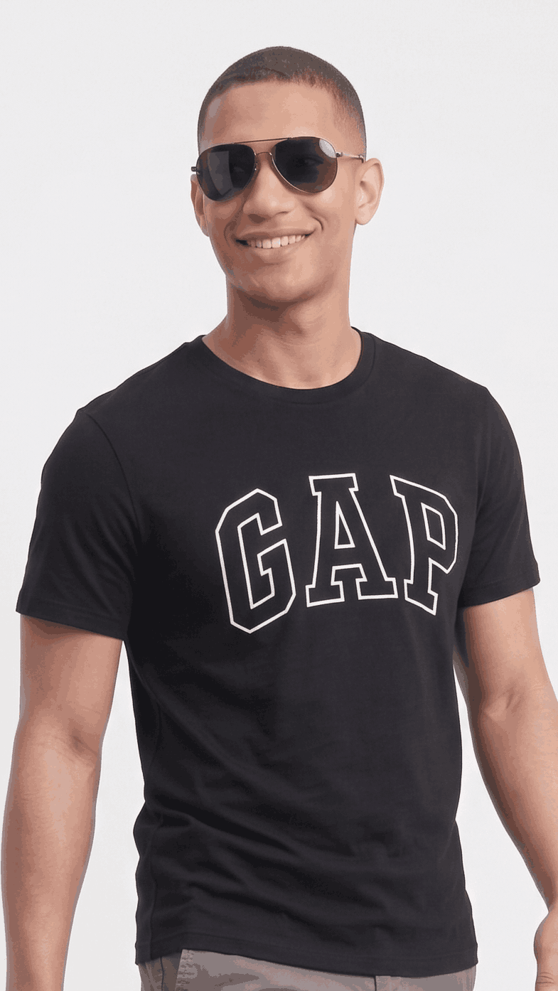 Gap Basic T-Shirt For Men (Black) - Sohu Lifestyle