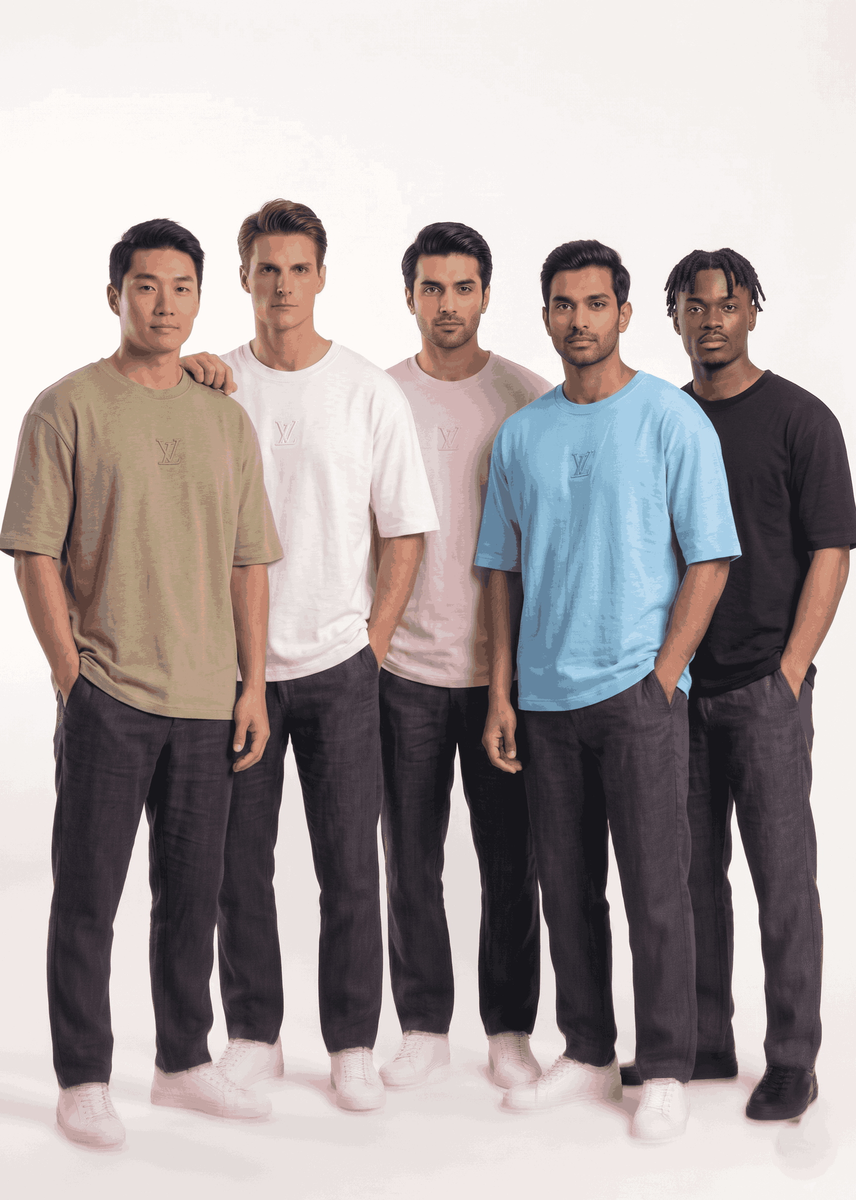 LV Embroidered T-shirts for Men - Sohu Lifestyle
