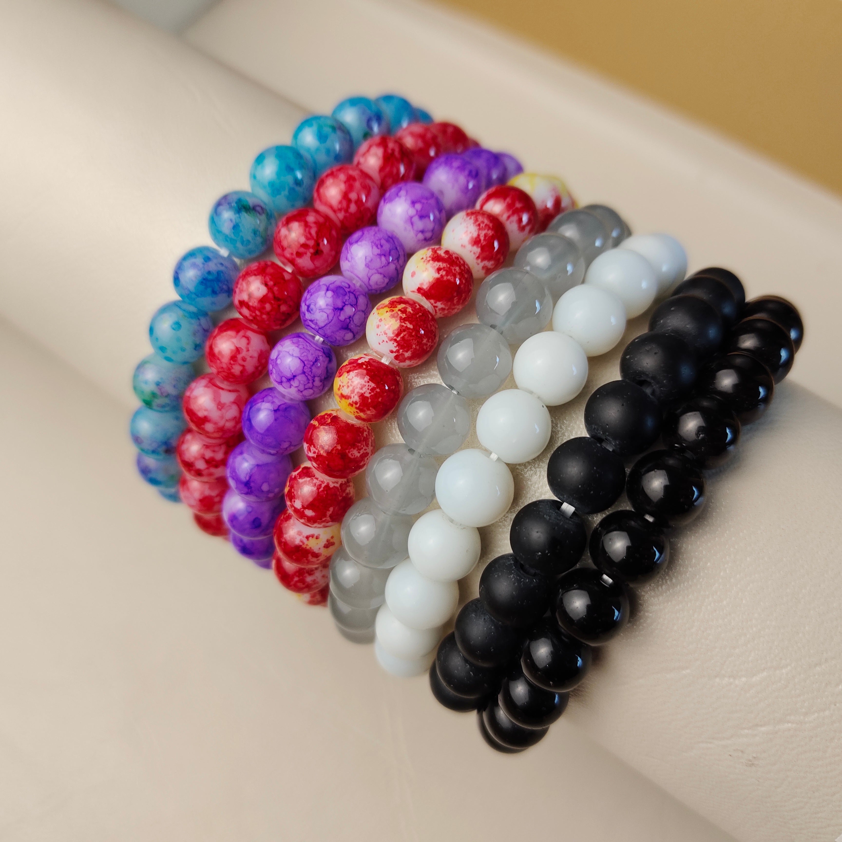 Pack of 8 Stone Beads For Women - Sohu Lifestyle