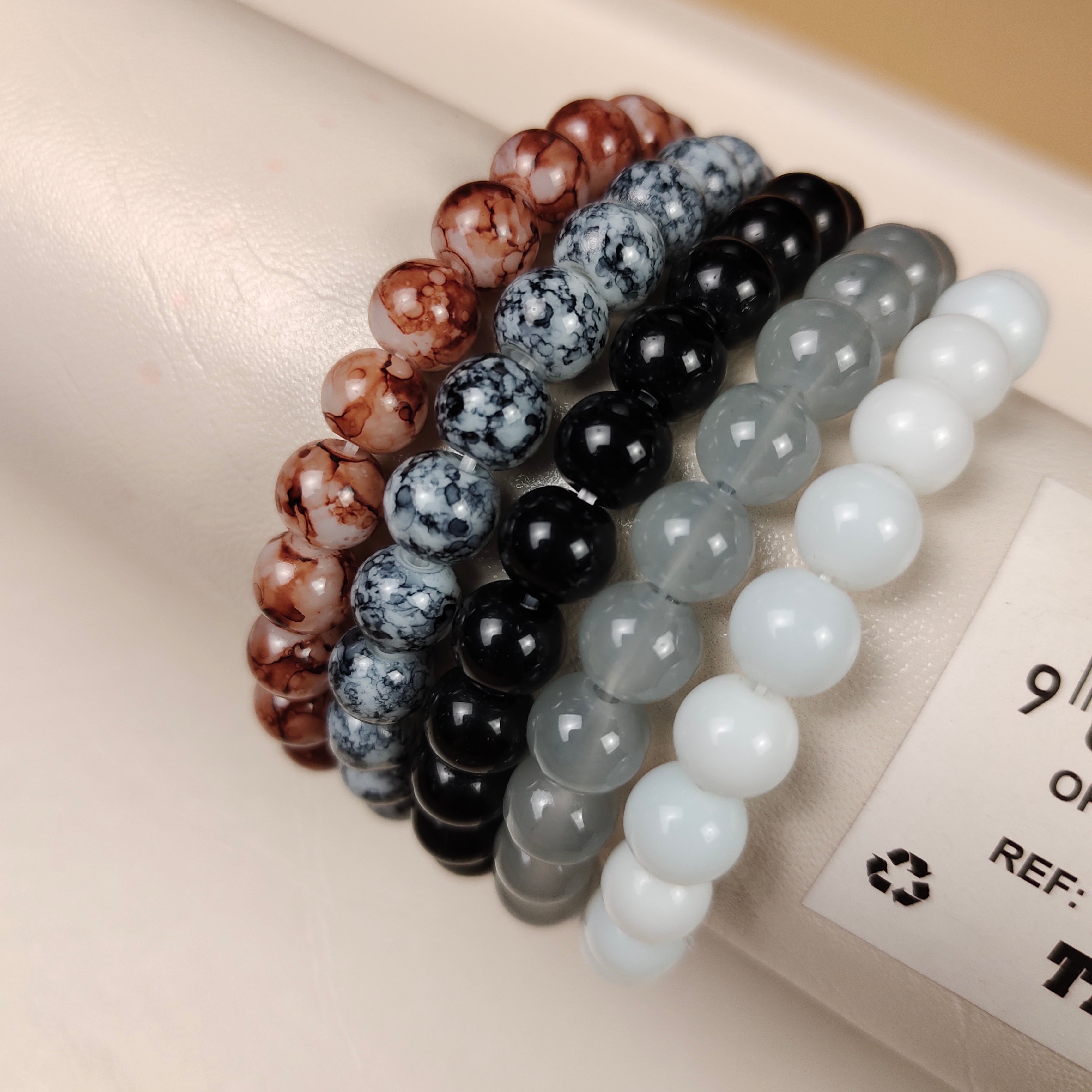 Pack of 5 Stone Beaded Bracelets - Sohu Lifestyle