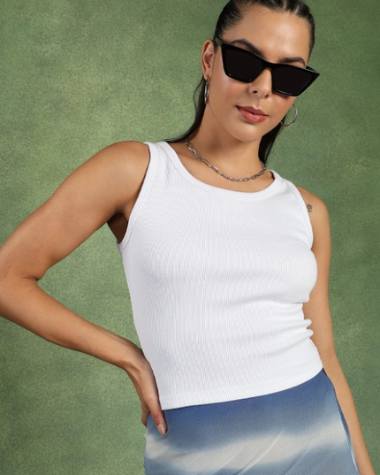 Tank Top (White) - Sohu Lifestyle