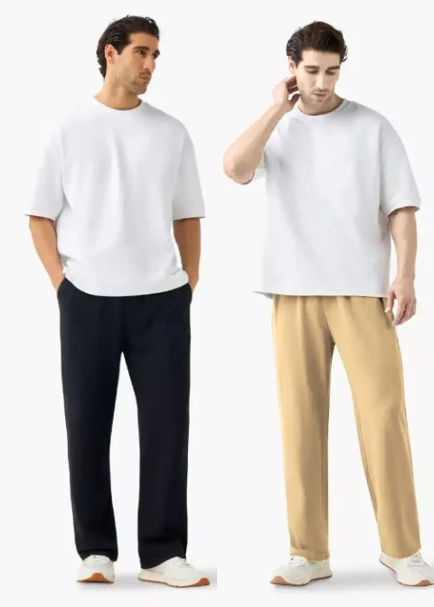 Pack of 2 Mens Teranova Wide Leg Trouser - Sohu Lifestyle