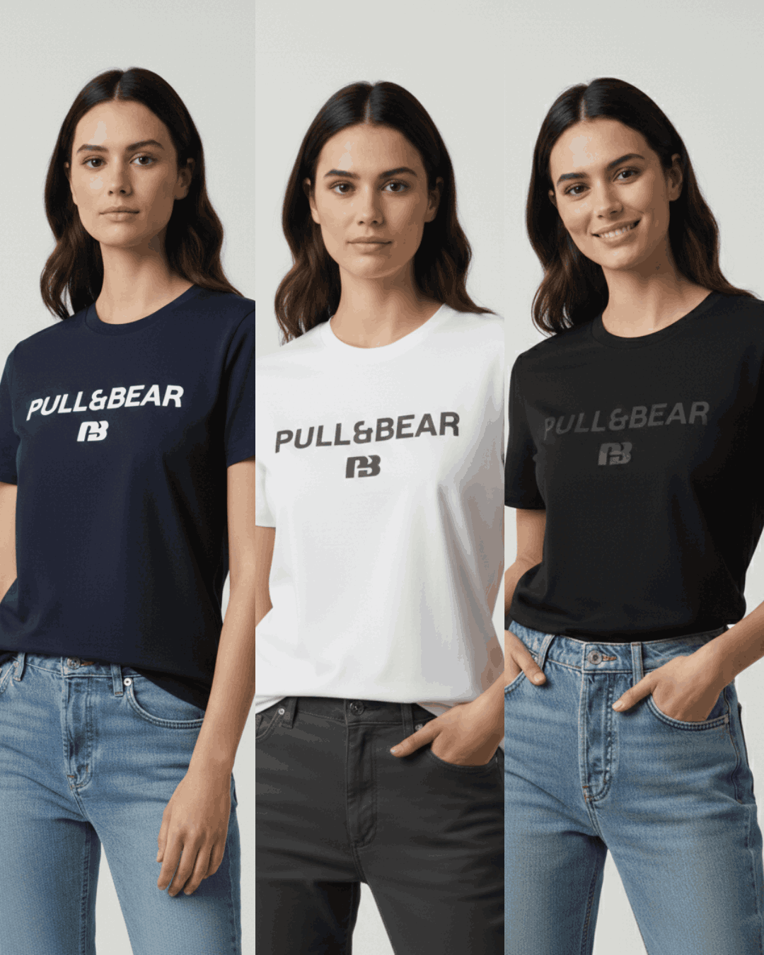 Pack of Two P&B T-Shirts - Sohu Lifestyle