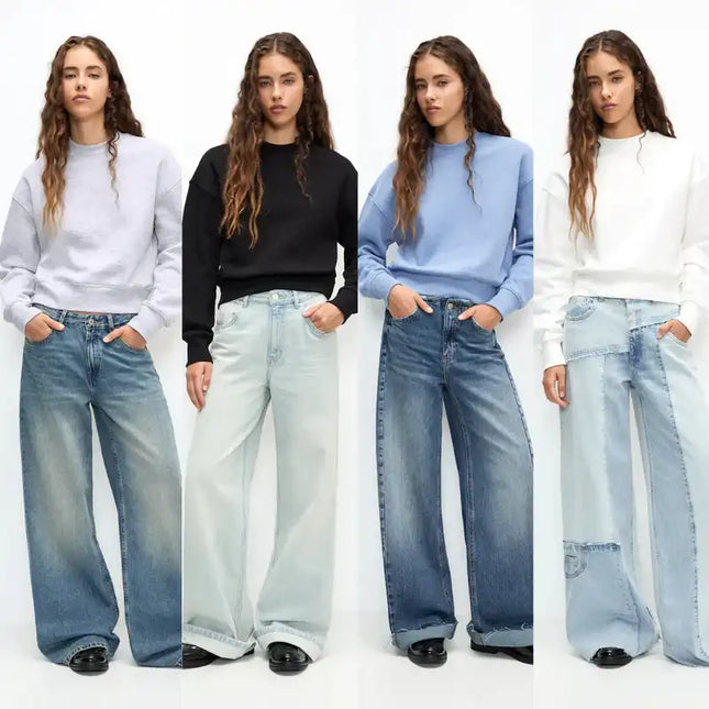 Basic P&B Fleece Sweatshirts - Sohu Lifestyle