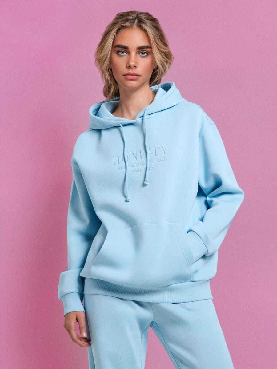 Sinsay Honesty Embroidered Hoodie - Sohu Lifestyle