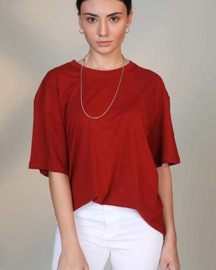 Crimson - Oversized T-shirt - Sohu Lifestyle