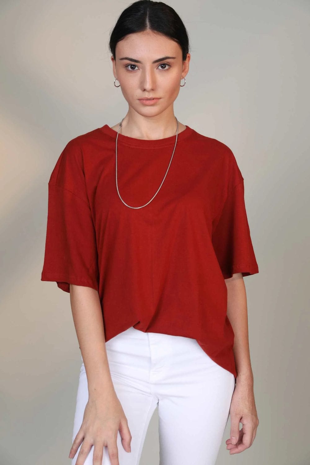 Crimson - Oversized T-shirt - Sohu Lifestyle