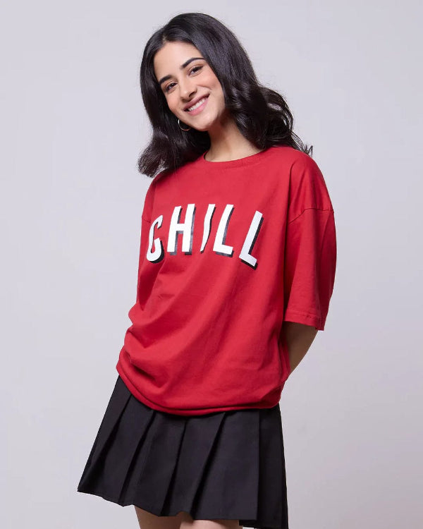 Chill Oversized T-Shirt - Sohu Lifestyle
