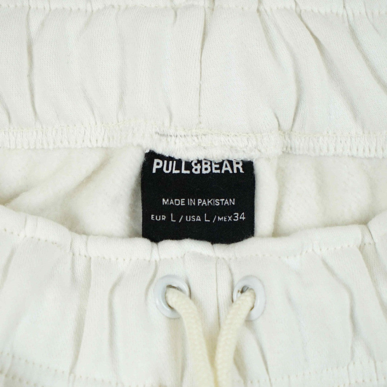 P&B Mens Wide Leg Trousers (White) - Sohu Lifestyle