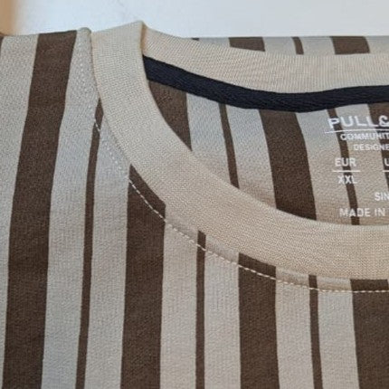 P&B Oversized Terry T-Shirt For Men (Beige) - Sohu Lifestyle