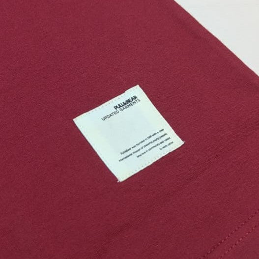 P&B Oversized Terry T-Shirt For Men (Red) - Sohu Lifestyle