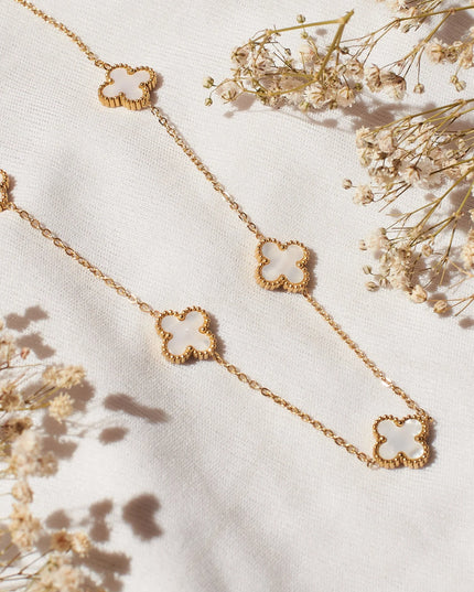 Trinity Pink Clover Necklace - Sohu Lifestyle