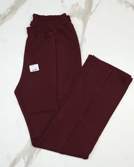 Winter Nicole French Co-ord Set (Maroon) - Sohu Lifestyle