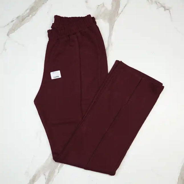 Winter Nicole French Co-ord Set (Maroon) - Sohu Lifestyle
