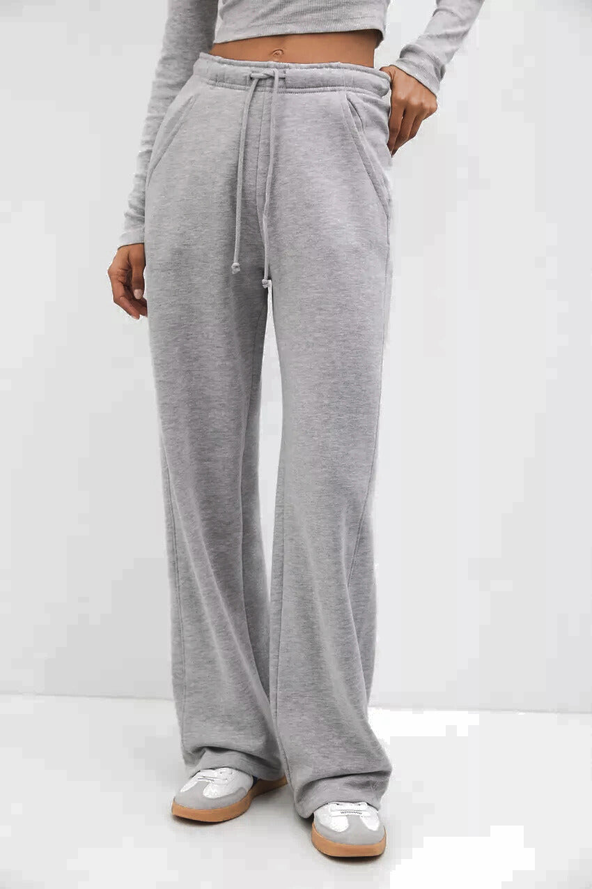 P&B Grey Wide Leg Trouser - Sohu Lifestyle