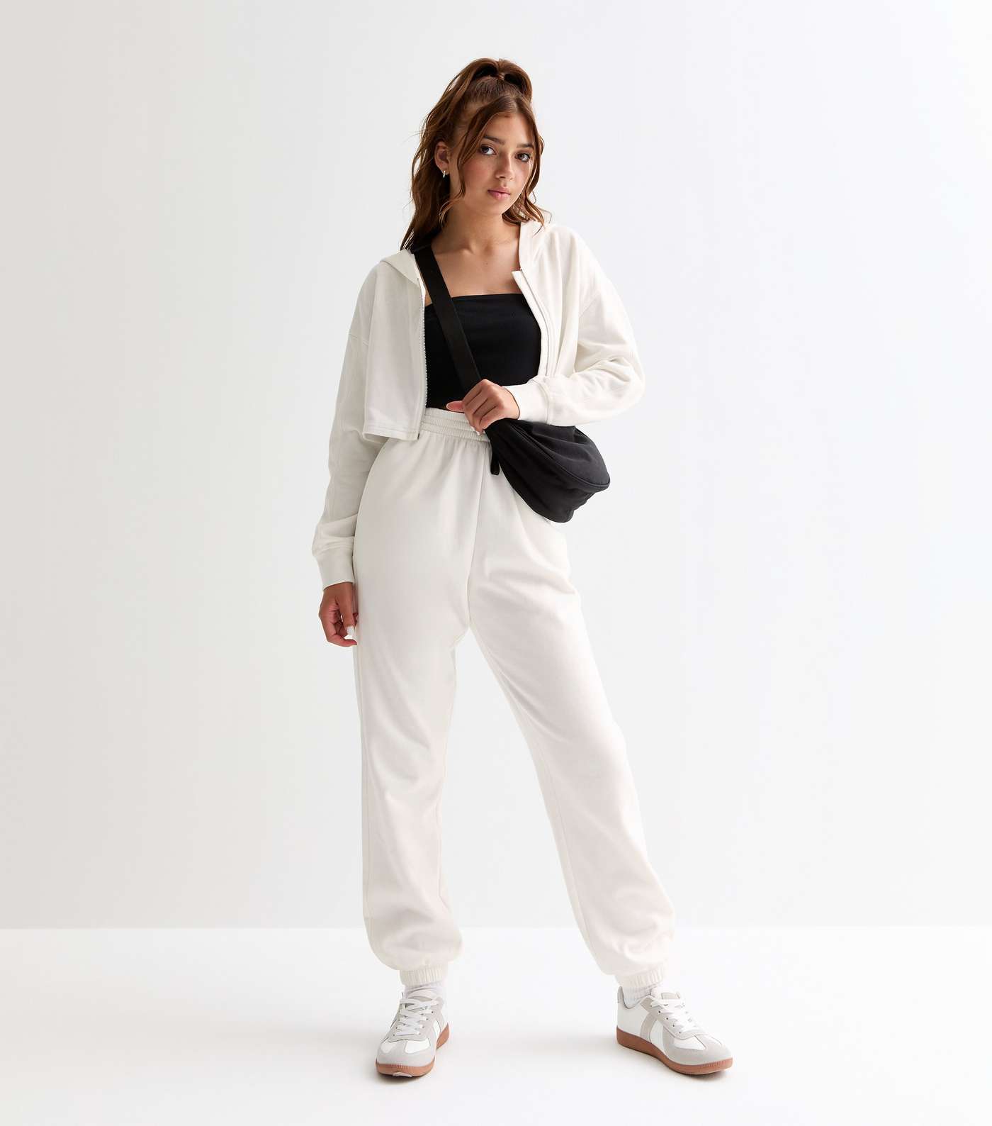 P&B Girls Jogger Trouser (White) - Sohu Lifestyle