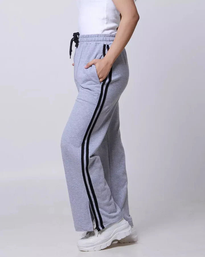 P&B Grey Wide Leg Gossip Pants - Sohu Lifestyle