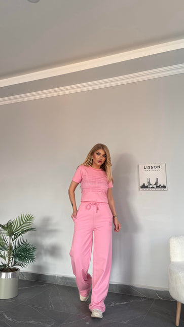 MIU Wide Leg Co-Ord Set