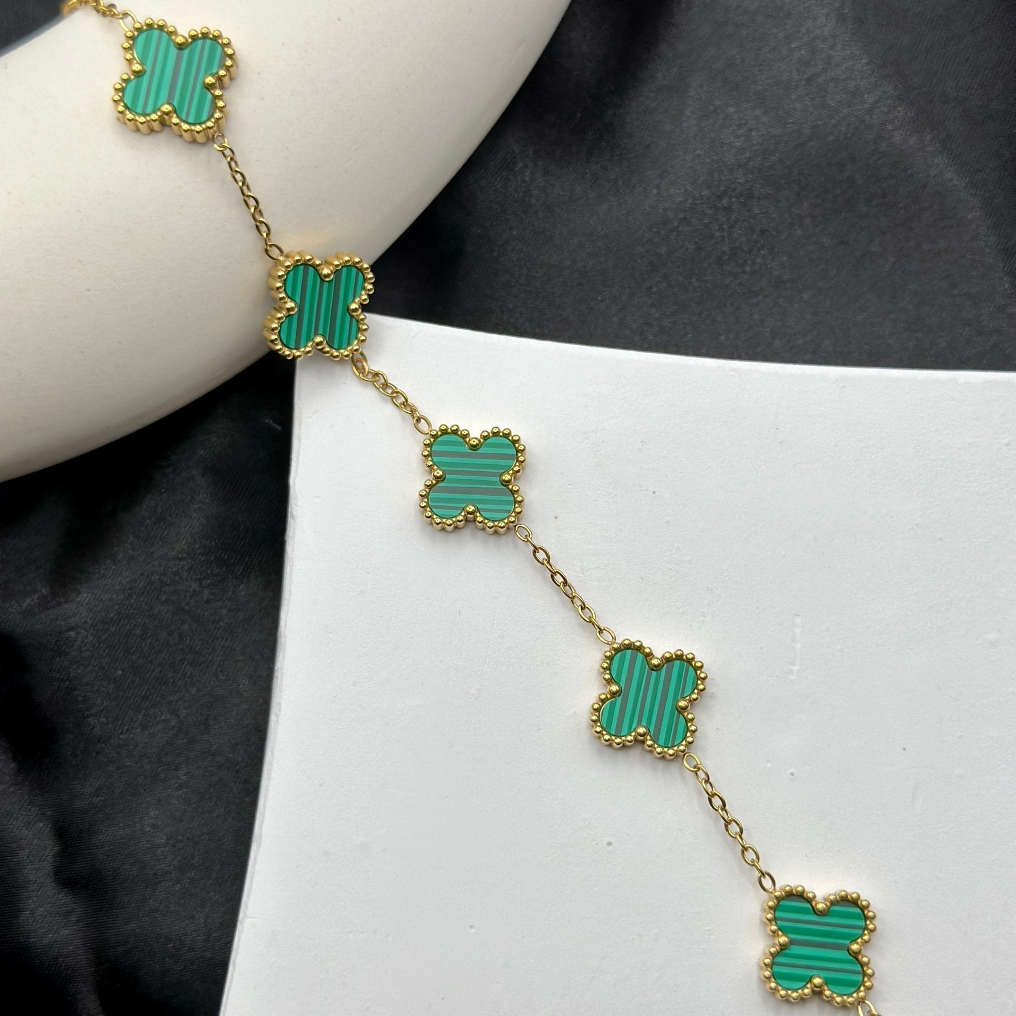 Green Leaf Clover Bracelet - Sohu Lifestyle
