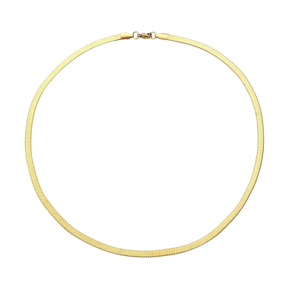 Golden Snake Chain & Bracelet Set - Sohu Lifestyle